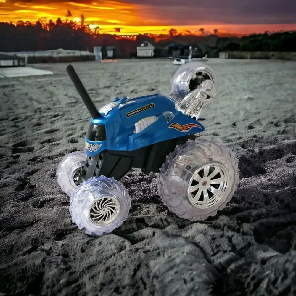 RC Car Thunder Tumbler Blue Hat BODY ONLY Replacement Parts Pieces Sharper Image